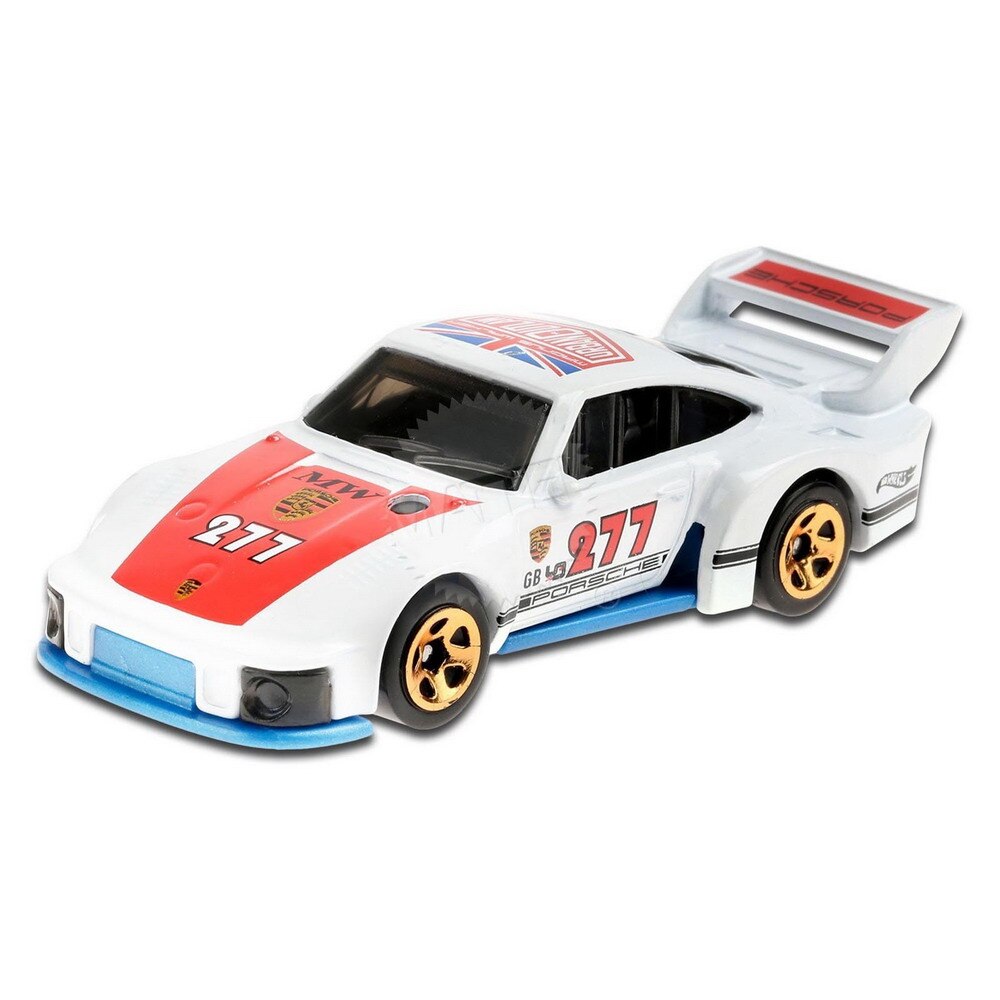 Masinuta Hot Wheels Porsche 935 alba, scara 1/64