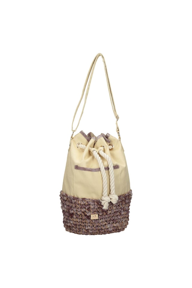 Geanta de mana Nobo, NBAG-XK0450-C015, Piele ecologica, Bej