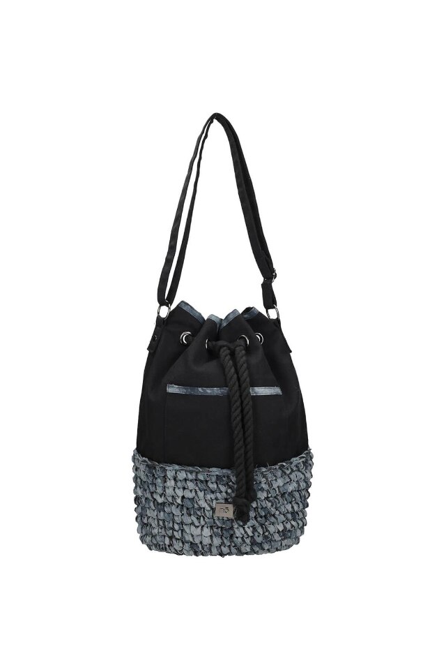 Geanta de mana Nobo, NBAG-XK0450-C020, Piele ecologica, Negru