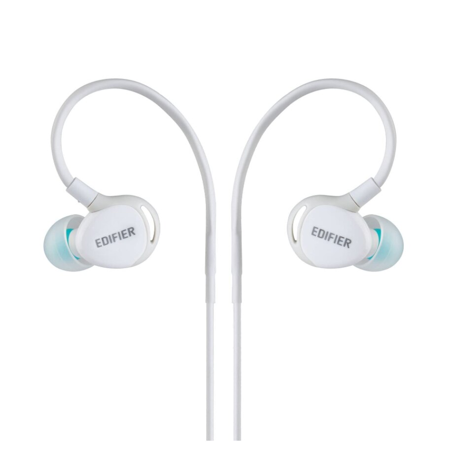 Casti cu fir in-ear Sport, Edifier P281, Jack 3.5mm, Alb