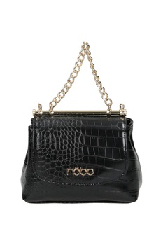 Geanta Nobo, Piele ecologica, 15x18x8 cm, Negru Geanta Nobo, Piele ecologica, 15x18x8 cm, Negru