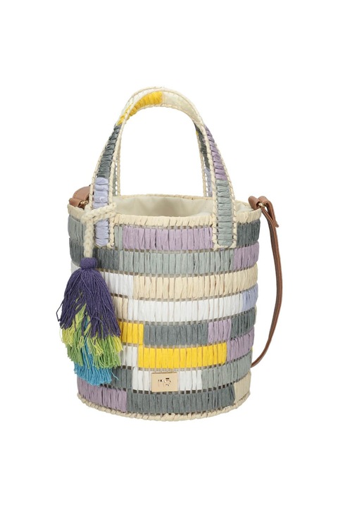 Geanta de mana, NOBO, NBAG-XK0270-CM15, Plastic, Multicolor