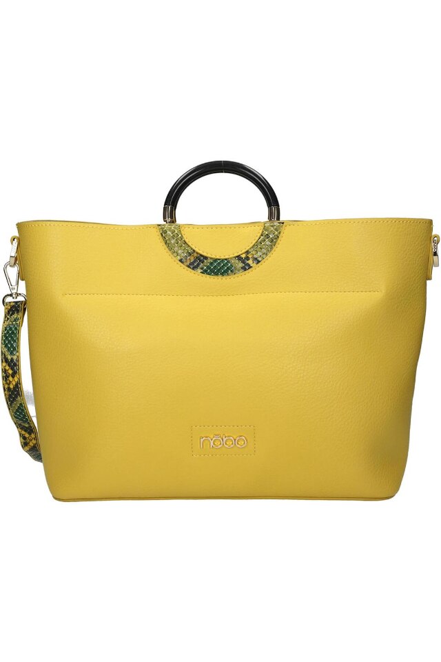 Geanta de umar / de mana Nobo, Piele ecologica, Galben