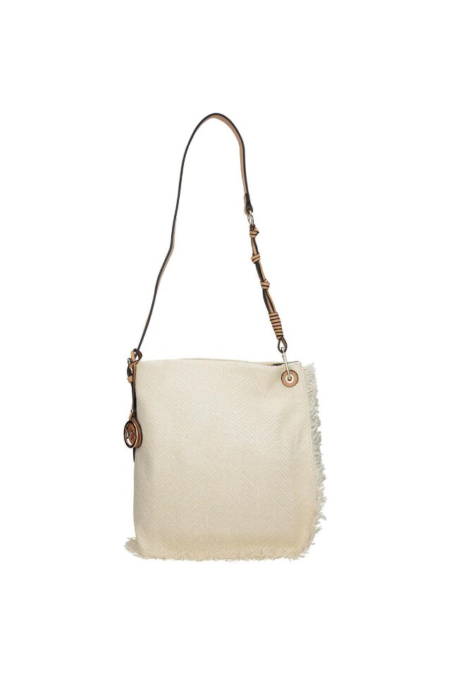 Geanta de umar Nobo, Material textil, Bej