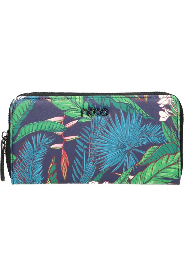 Portofel pentru femei, Nobo, NPUR-K0010-CM13, Piele ecologica, 10x19.5x2.5 cm, Multicolor