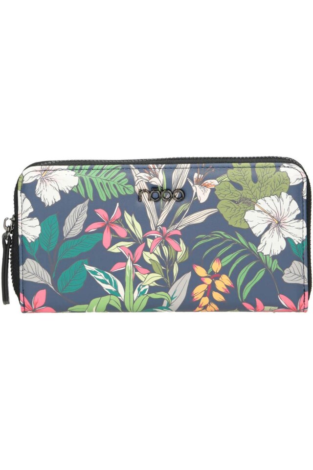 Portofel pentru femei, Nobo, NPUR-K0010-C013, Piele ecologica, 10x19.5x2.5 cm, Multicolor