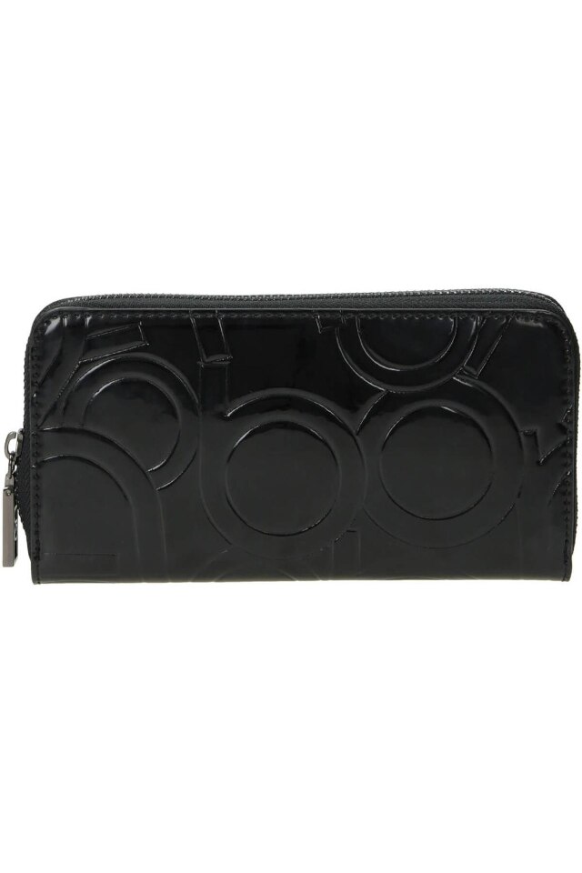 Portofel pentru femei, Nobo, NPUR-K0110-C020, Piele ecologica, 10x19.5x2.5 cm, Negru