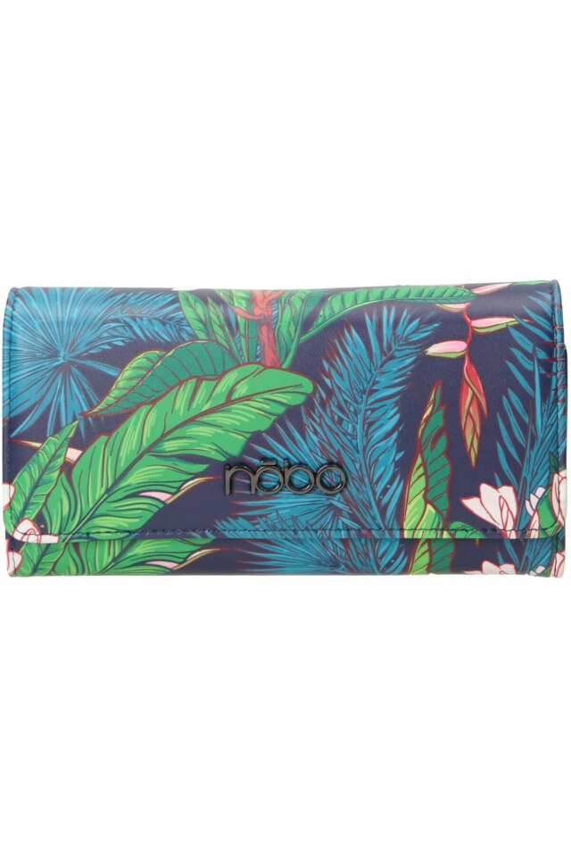 Portofel pentru femei, Nobo, NPURL1010-CM13, Piele ecologica, 10x19.5x3.5 cm, Multicolor