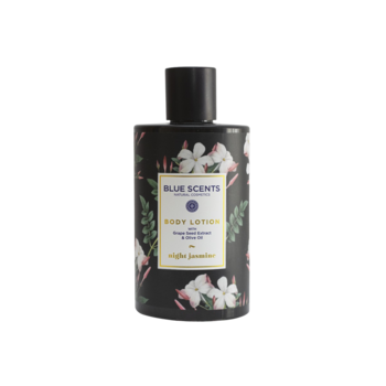 Lotiune de corp Blue Scents cu iasomie, ulei de migdale, unt de shea si vitamina E, de noapte, 300 ml Lotiune de corp Blue Scents cu iasomie, ulei de migdale, unt de shea si vitamina E, de noapte, 300 ml