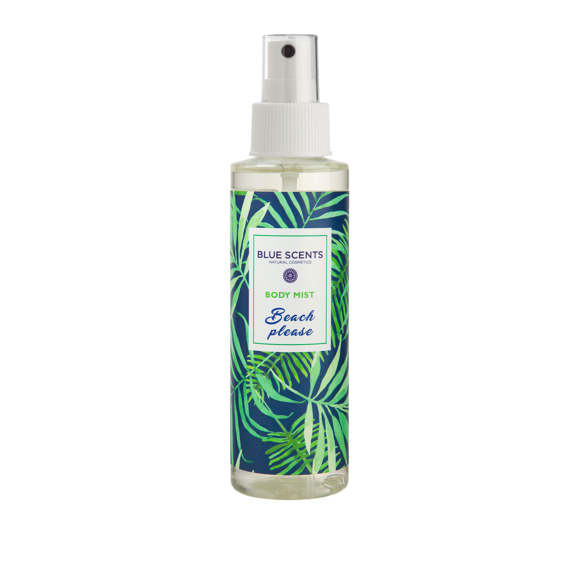 Spray de corp Blue Scents Beach Please, cu aloe vera si musetel, aroma de grapefruit, pepene si mosc, 150 ml