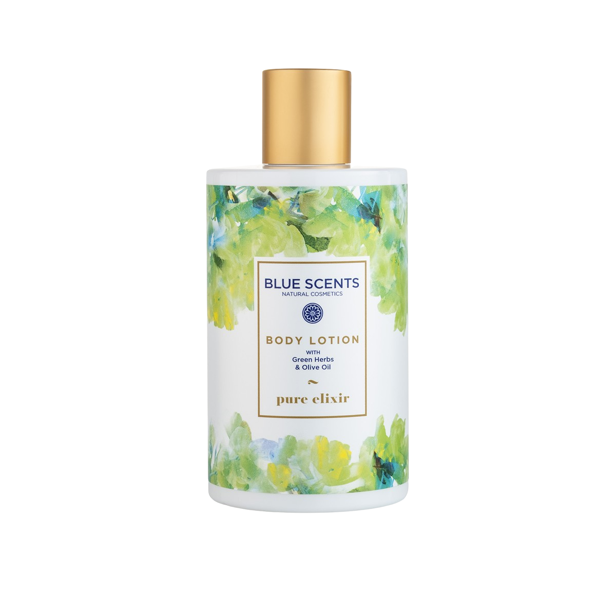 Lotiune de corp Blue Scents Pure Elixir, cu ulei de masline si unt de shea, 300 ml