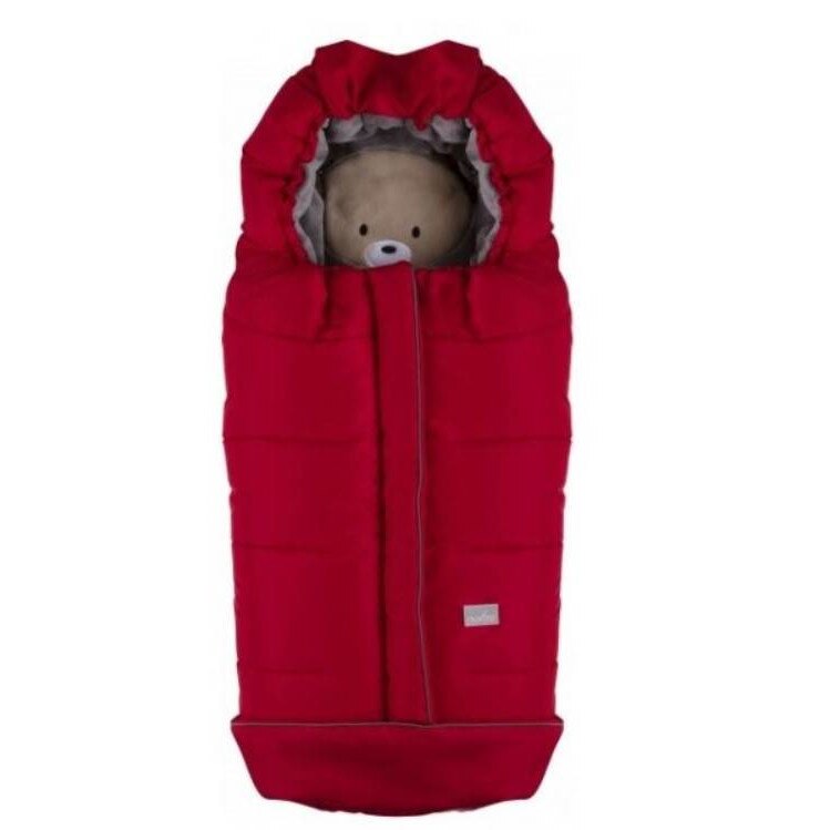 Sac de iarna Nuvita 9605 Junior Cuccioli 100cm Bear Red / Grey