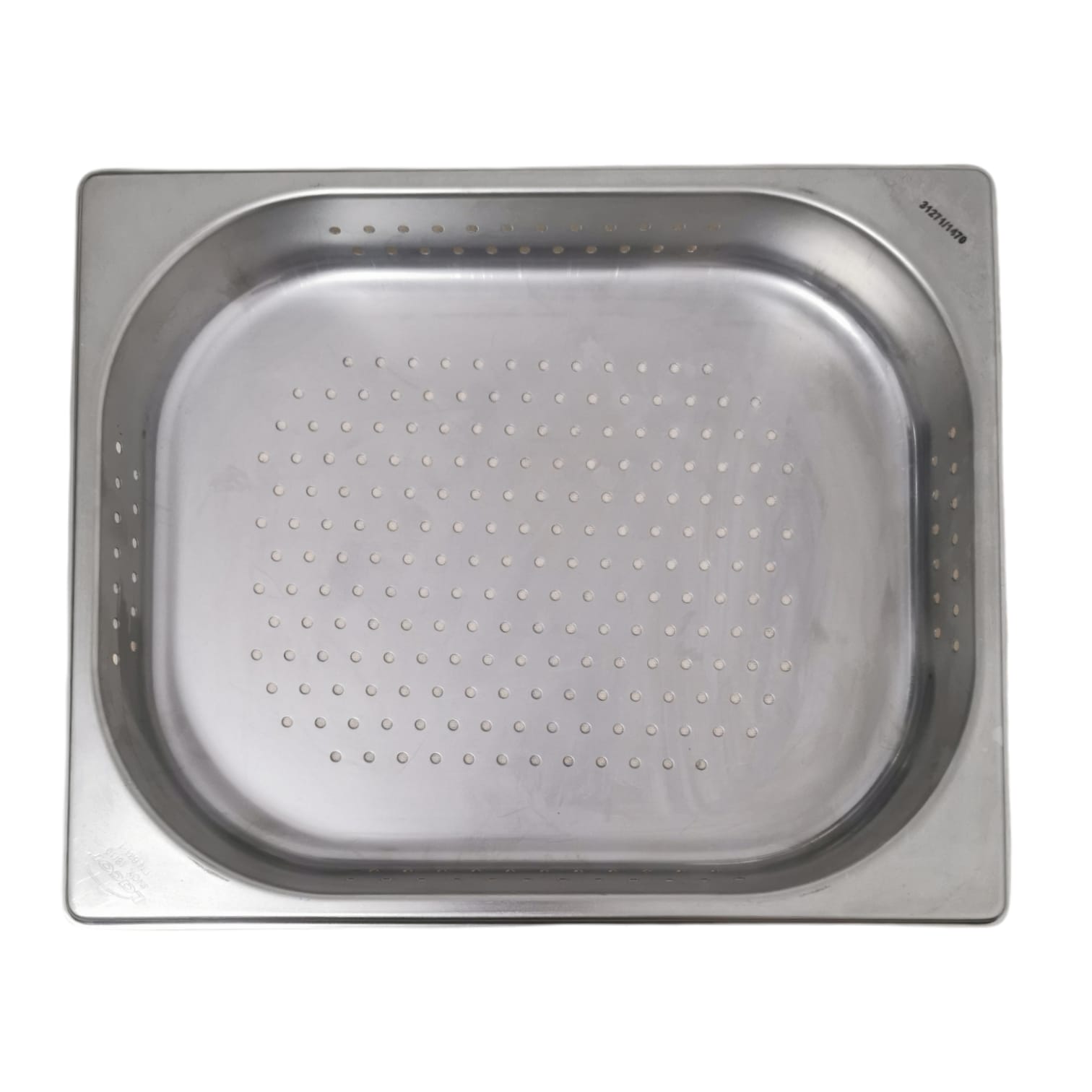 Tava perforata dreptunghiulara Lacor, otel inoxidabil, 32.5 x 26.5 x H 4cm