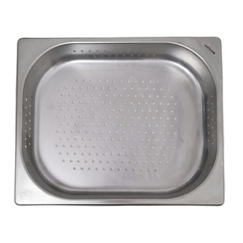Tava perforata dreptunghiulara Lacor, otel inoxidabil, 32.5 x 26.5 x H 4cm Tava perforata dreptunghiulara Lacor, otel inoxidabil, 32.5 x 26.5 x H 4cm