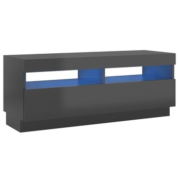 Comoda TV vidaXL, PAL, 100 x 35 x 40 cm, Gri Comoda TV vidaXL, PAL, 100 x 35 x 40 cm, Gri