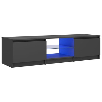 Comoda TV -vidaXL, PAL, 140 x 40 x 35.5 cm, Gri Comoda TV -vidaXL, PAL, 140 x 40 x 35.5 cm, Gri