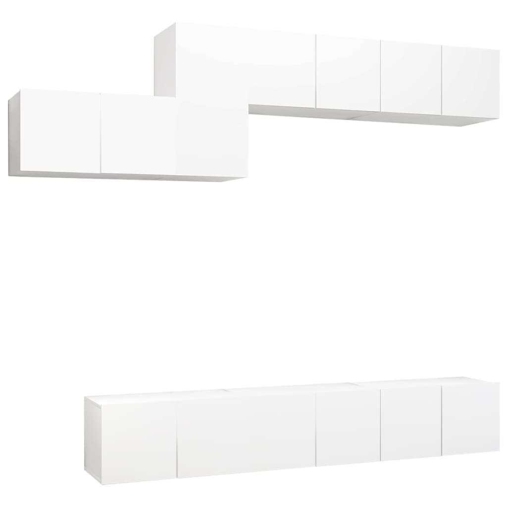 Set dulap TV vidaXL, PAL, 60 x 30 x 30 cm, Alb 36.95 kg