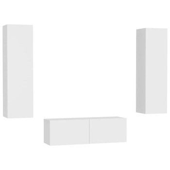 Comoda, TV ,vidaXL, PAL, 100 x 30 x 30 cm, Alb Comoda, TV ,vidaXL, PAL, 100 x 30 x 30 cm, Alb