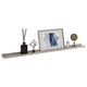 Set rafturi de perete vidaXL, 2 buc., gri beton, 115x9x3 cm 2.1 kg