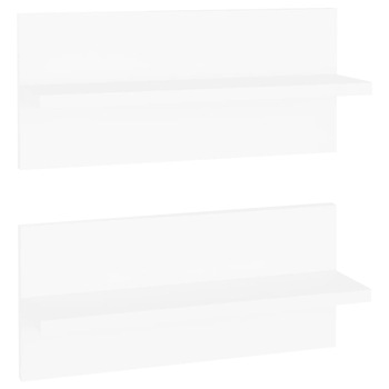 Set rafturi de perete, 2 buc alb, 40x11,5x18 cm, PAL 807297 Set rafturi de perete, 2 buc alb, 40x11,5x18 cm, PAL 807297