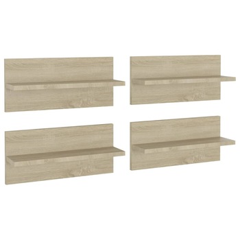 Set rafturi de perete, 4 buc, stejar sonoma, 40x11,5x18 cm, PAL 807304 Set rafturi de perete, 4 buc, stejar sonoma, 40x11,5x18 cm, PAL 807304