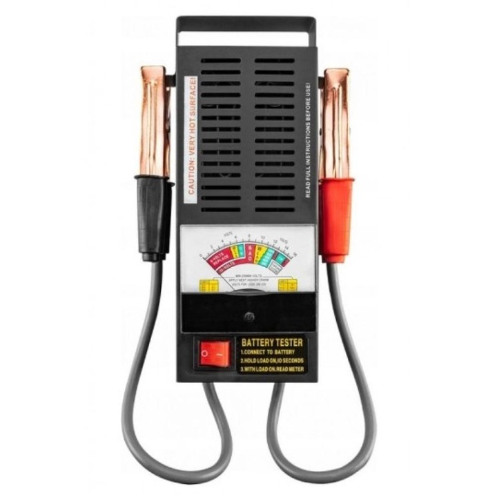 Тестер за акумулатори Carmotion, за батерии от 6 -12V, аналогов, 58680