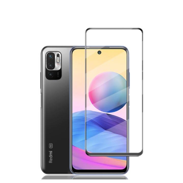 Üvegvédő Xiaomi Redmi Note 10 5G, képernyő, fekete
