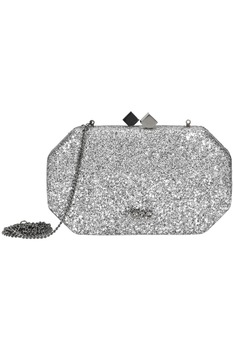 Geanta tip poseta, Nobo, Sclipici, Argintiu Geanta tip poseta, Nobo, Sclipici, Argintiu