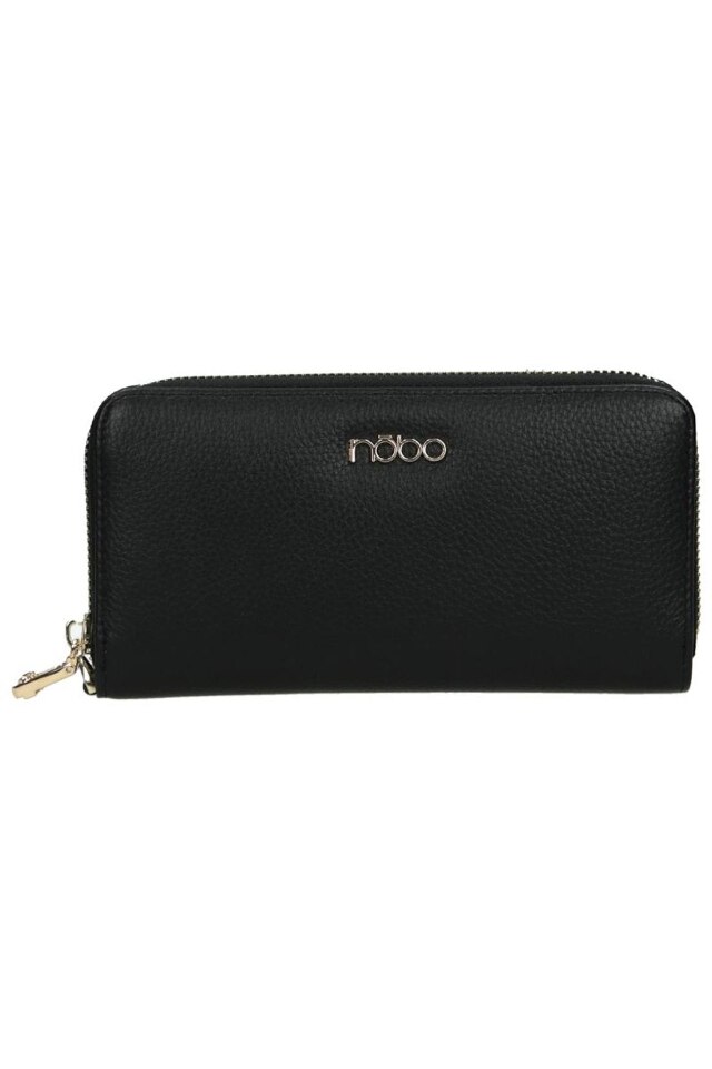 Portofel Nobo NPUR-LI0060-C020, Piele ecologica, Negru