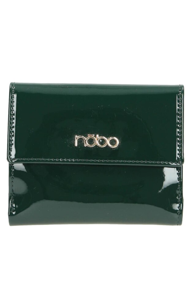 Portofel Nobo NPUR-LI0021-C008, Piele ecologica, Verde