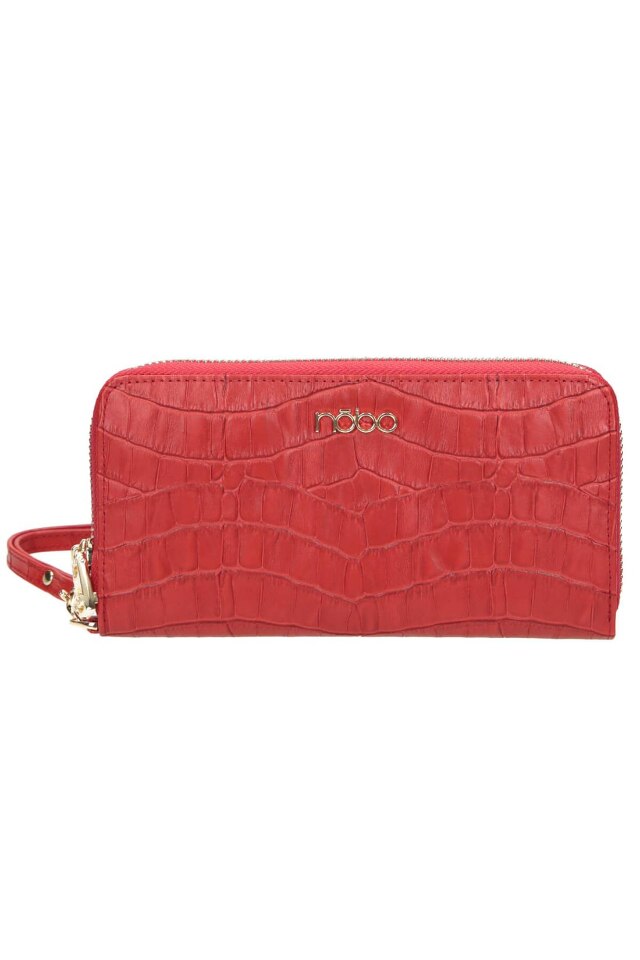 Portofel Nobo NPUR-LI0063-C005, Piele ecologica, Rosu