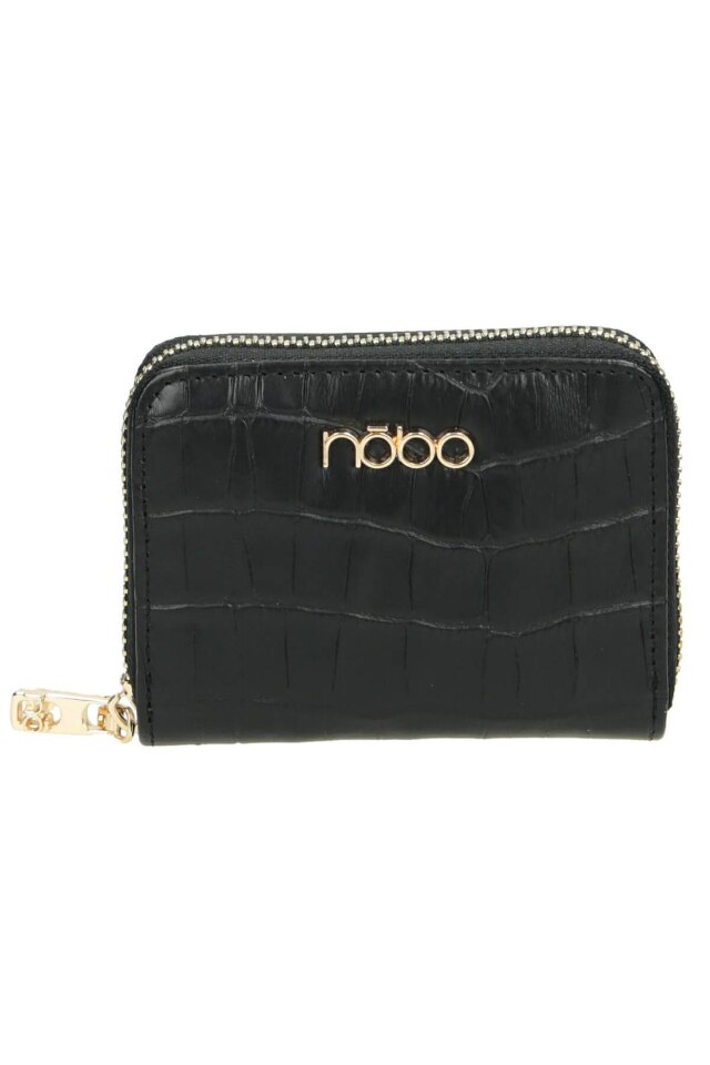 Portofel Nobo NPUR-LI0113-C020, Piele ecologica, Negru