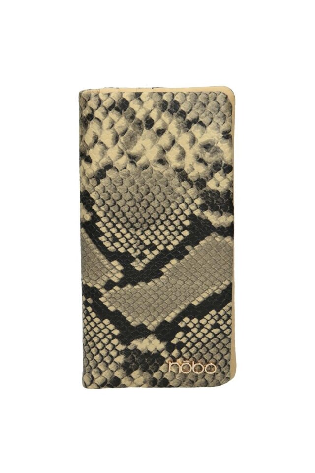 Portofel Nobo NPUR-LI0100-CM15, Piele ecologica, Bej/Negru
