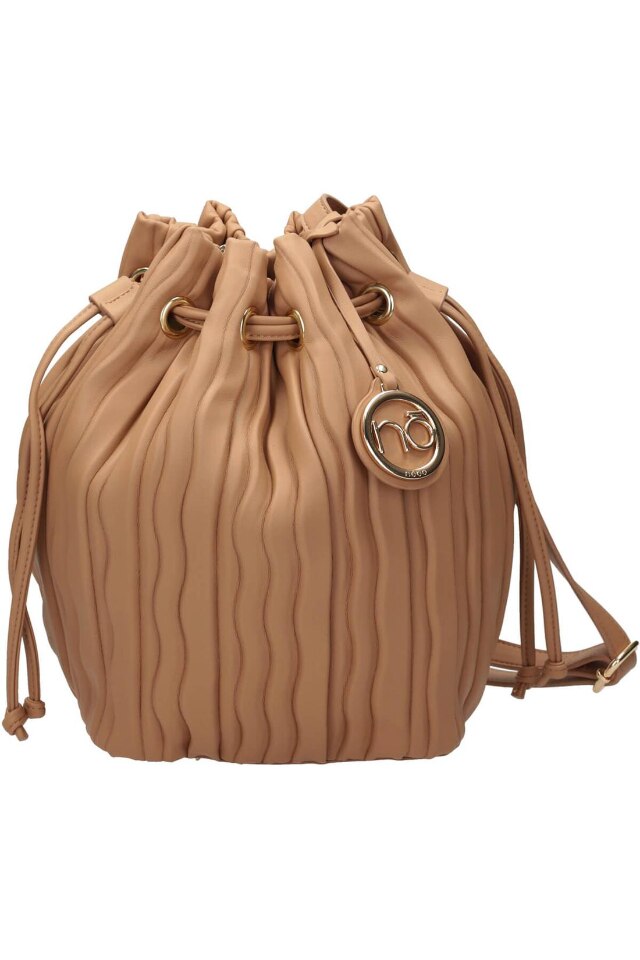 Geanta Nobo NBAG-K3600-C015, 35 x 40 x 13 cm, Piele ecologica, Maro