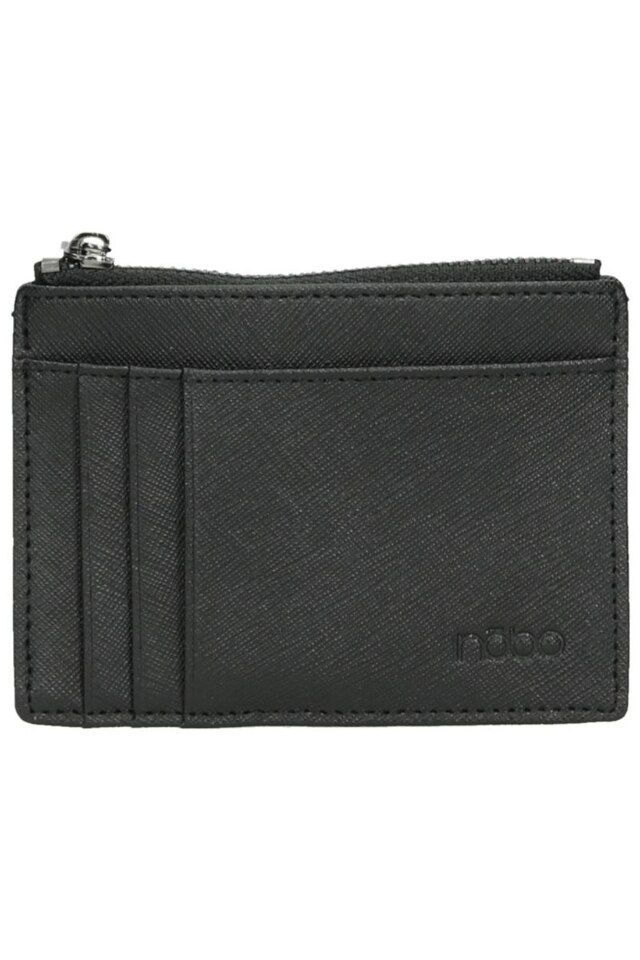 Portofel Nobo NPUR-LI0180-C020, Piele ecologica, Negru