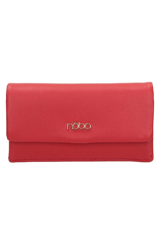 Portofel Nobo NPUR-LJ0030-C005, Piele ecologica, Rosu