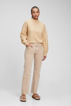 GAP, Pulover cu maneci cazute, Bej GAP, Pulover cu maneci cazute, Bej