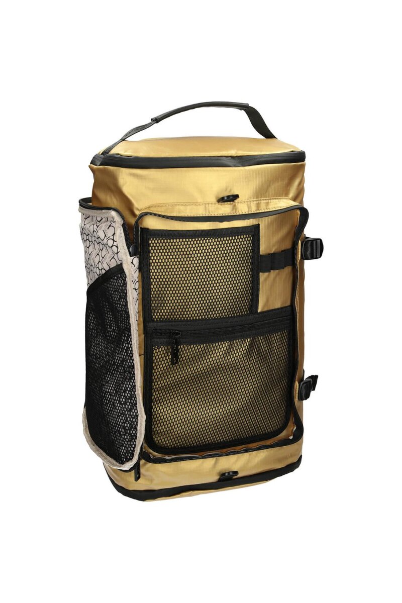 Geanta de spate Nobo, Piele ecologica, 30 x 22 x 30, Auriu