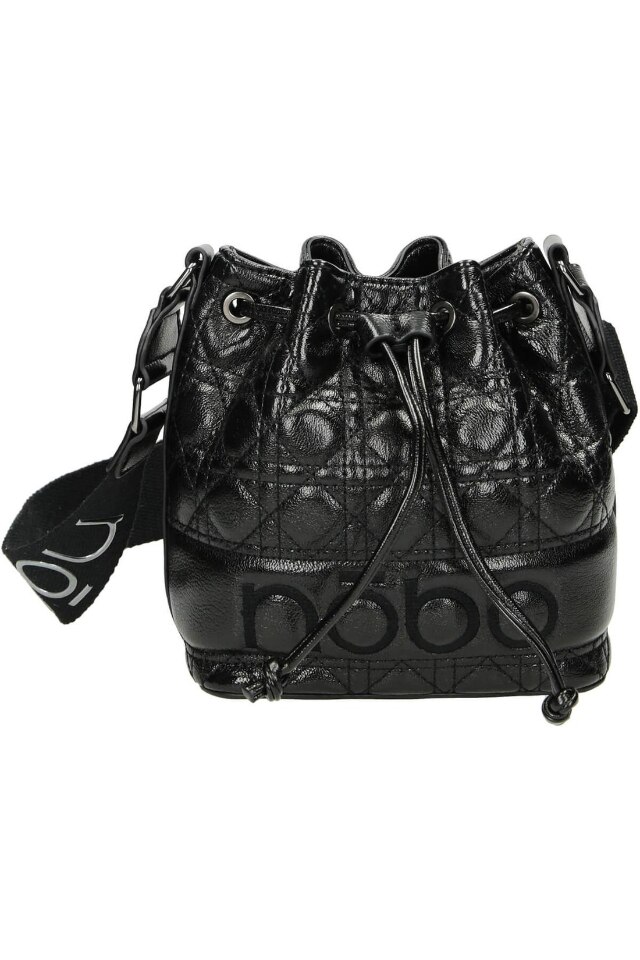 Geanta Nobo NBAG-L0810-C020, 19 x 26 x 12 cm, Piele ecologica, Negru