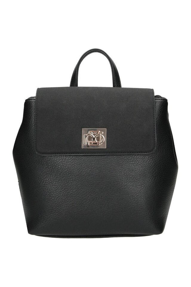 Geanta de spate Nobo, Piele ecologica, 26 x 27 x 13, Negru