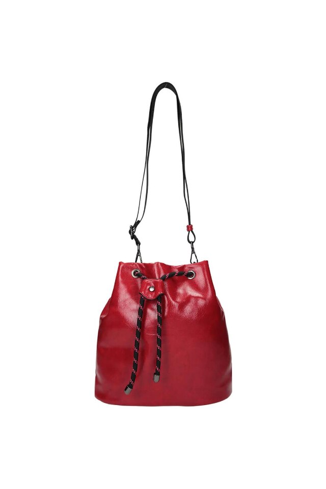 Geanta Nobo NBAG-L1130-C005, 28 x 28 x 16 cm, Piele ecologica, Rosu