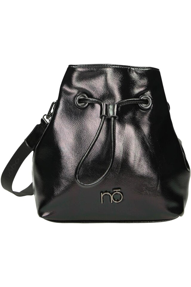 Geanta Nobo NBAG-L0590-C020, Piele ecologica, Negru