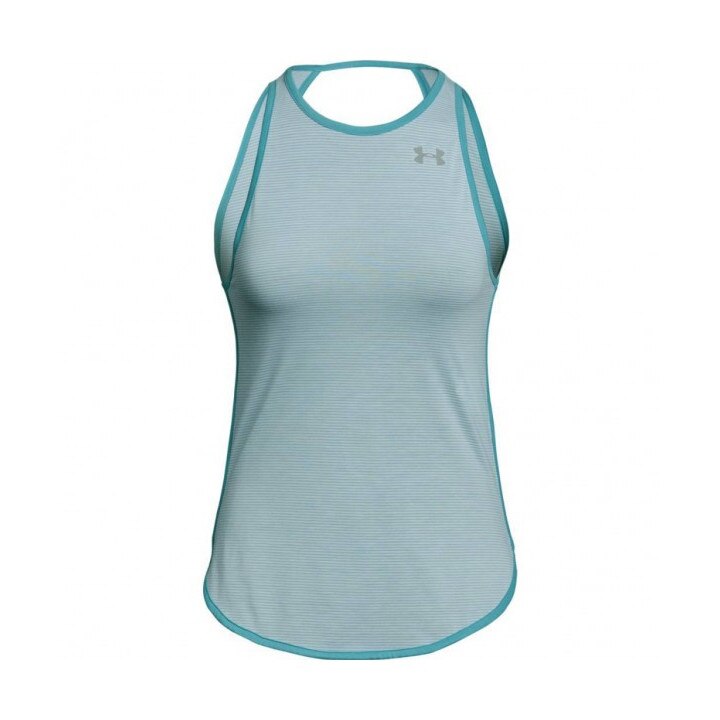 Maieu pentru alergat, femei Under Armour Threadborne Strkr Open Back, marime: L, VERDE