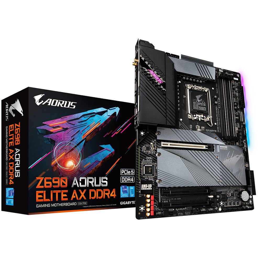 Placa de baza Gigabyte Z690M A ELITE AX DDR4, socket 1700
