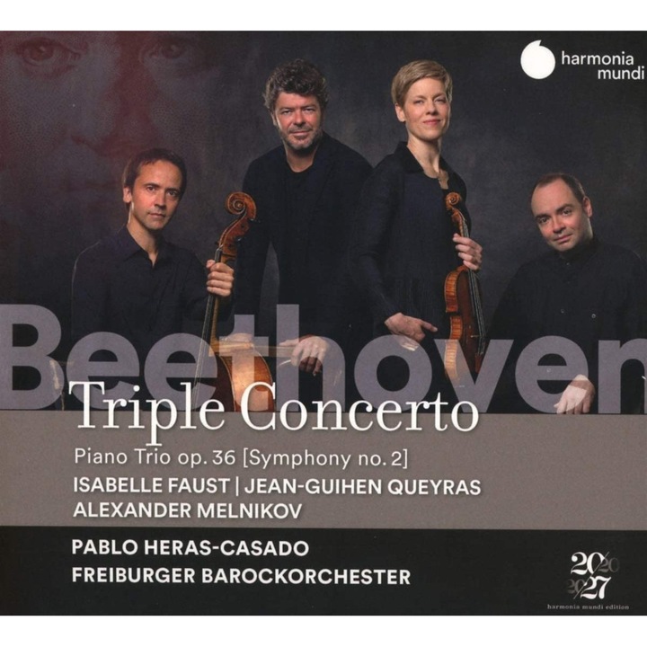 Isabelle FaustJean-Guihen QueyrasAlexander MelnikovPablo Heras-CasadoFreiburger Barockorchester - Beethoven: Triple Concerto / Piano Trio op. 36 - CD
