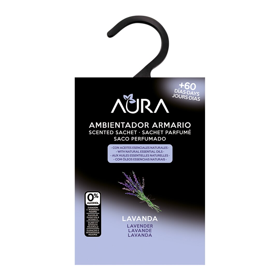 Saculet parfumat haine 0% alcool, 60 zile, Lavanda 13 g