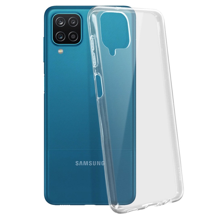 Силиконов кейс, За Samsung Galaxy A12, Ултра тънък, 0,3mm, Прозрачен