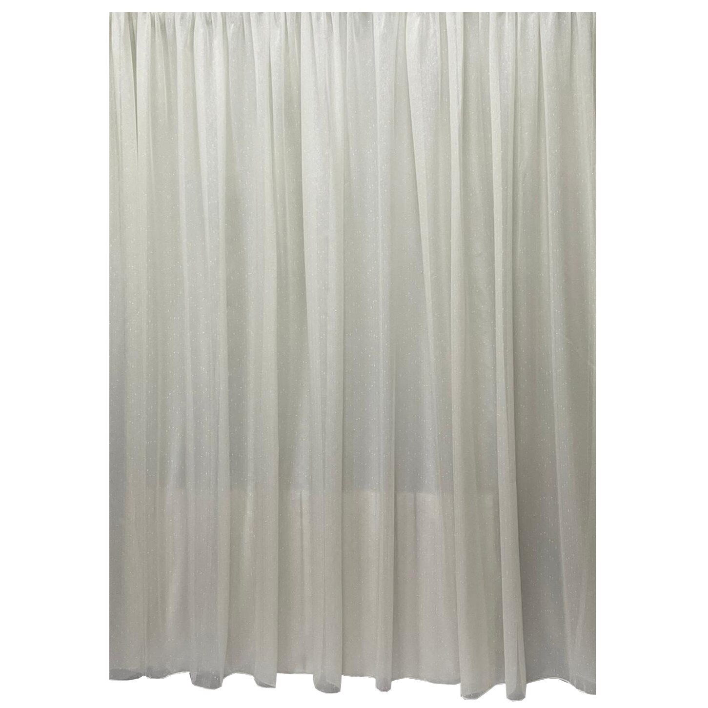 Perdea ivoire brodata cu ivoire, din colectia 