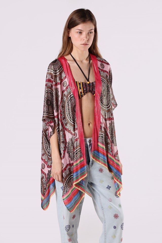 Poncho Desigual 19SAWFA1, Multicolor, One Size