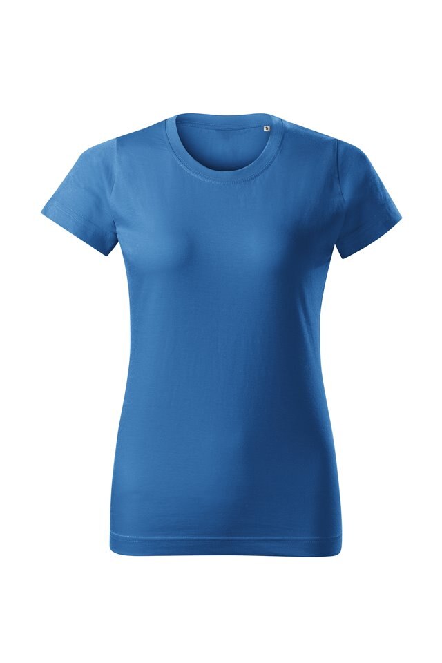 Tricou pentru dama - F34, Albastru azuriu